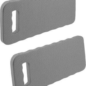 2 PCS Garden Kneeling Pad,Knee Mat Waterproof Foam Knee Pads for Gardening,Cleaning,Baby Bath,Yoga,Praying and Exercise 15.745'' x 7.09'' x 0.79'' Grey