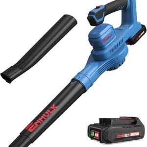 20V 160MPH Cordless Leaf Blower with Battery, Charger & Adjustable Tubes - Portable, Lightweight for Cleaning Leaf, Dust, Debris