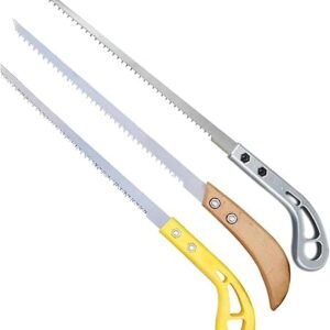 3PCS Outdoor Portable Hand Saw, Portable Camping Handsaw Household Garden Small Hand Saw, 9 Inch Rugged Blade Tooth Steel Mini Hand Saw for Gardening Camping Pruning Saw