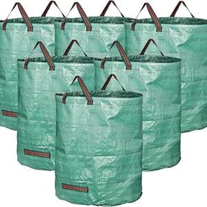 6-Pack 72 Gallons Reusable Garden Waste Bags (H30, D26 inches) - Yard Waste Bags