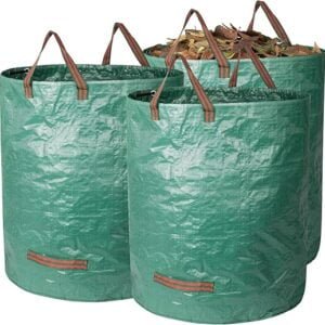 72 Gallon Reusable Yard Waste Bag, Heavy Duty, Upright Lawn Bags with 4 Reinforced Handles for Garden Leaves and Waste Collection, Lightweight and Portable (3 Pack)