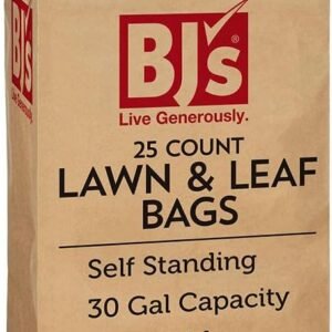 Berkley Jensen 30 Gallon Lawn Bags, 25 ct. (25), Brown