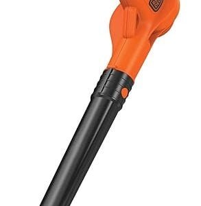 BLACK+DECKER 20V MAX Cordless Leaf Blower, Lawn Sweeper, 130 mph Air Speed, Lightweight Design, Battery and Charger Included (LSW221)