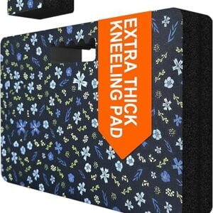 Extra Thick Kneeling Pad — Heavy Duty, Extra Large Foam Kneeler Mat for Gardening,Bathing Baby, Workout Supplies,Water & Dirt Resistant, Lightweight, DK Blue