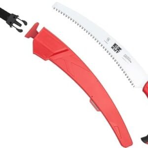 EZ Kut Kamikaze Max Saw Curved Blade with Scabbard - 19.3 Inch Heavy Duty Pruning Saw - Carbon Hardened Steel Japanese Technology- Best Pruning Saw for Tree Trimming & Branches...