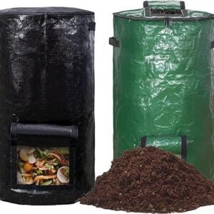 MyLifeUNIT Compost Bins Outdoor, Reusable Yard Waste Bags, 34 Gallon