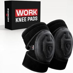 NoCry Gel Knee Pads for Men & Women with Waterproof Anti-Slip Cap and Adjustable Non-Slip Straps — Perfect Gardening Knee Pads; Work Knee Pads for Women & Men or Soft Knee Pads