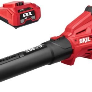 SKIL PWR CORE 40 Brushless 40V 530 CFM Cordless Leaf Blower Kit, Variable Speed with Power Boost, Includes 2.5Ah Battery and Auto PWR Jump Charger- BL4713C-11