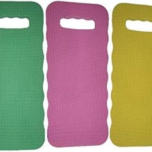 Smart Value Set of 3 Foam Kneeling Pads Perfect for Long Gardening Hours (3 Kneeling Pads Assorted Colors)