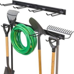 StoreYourBoard BLAT Tool Storage Rack, Garage Wall Organizer, Garden Tools, Shovels, Rakes, Brooms, Holds 250 lbs