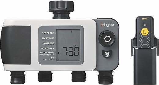 Orbit 24639 B-hyve XD 4-Port Smart Hose Watering Timer with Wi-Fi Hub